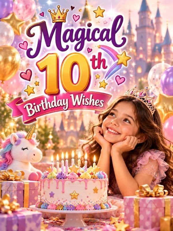 Magical 10th Birthday Wishes