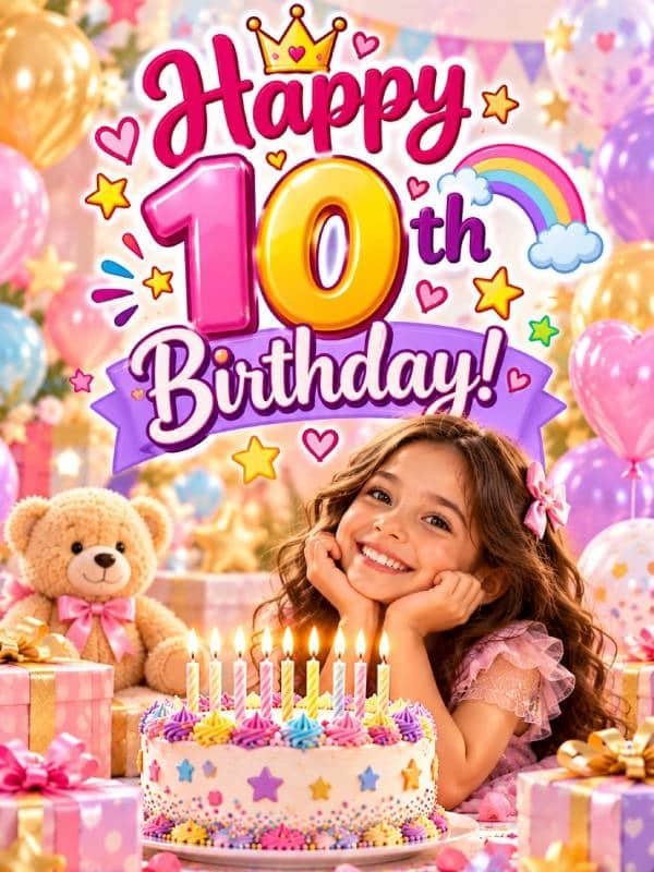 10th birthday images