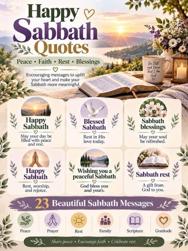 Happy Sabbath Images, GIFs and Shareable Pictures for WhatsApp