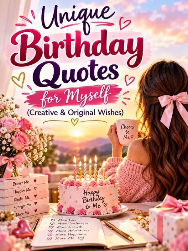 Unique Birthday Quotes for Myself (Creative & Original Wishes)